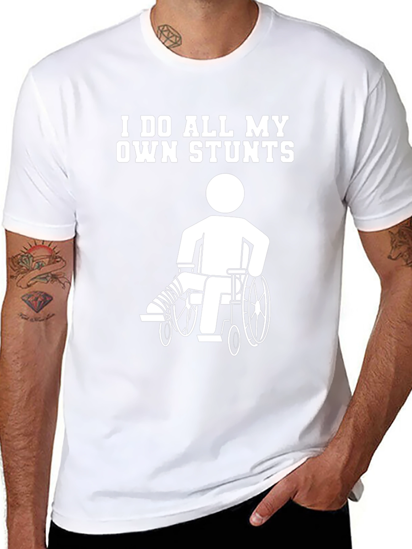 Funny I Do All My Own Stunts T-Shirt