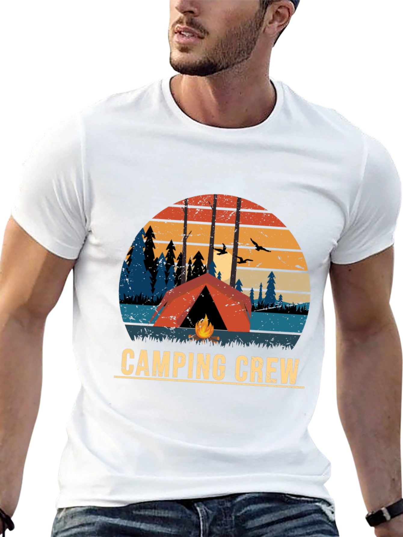 Camping Crew Graphic T-Shirt