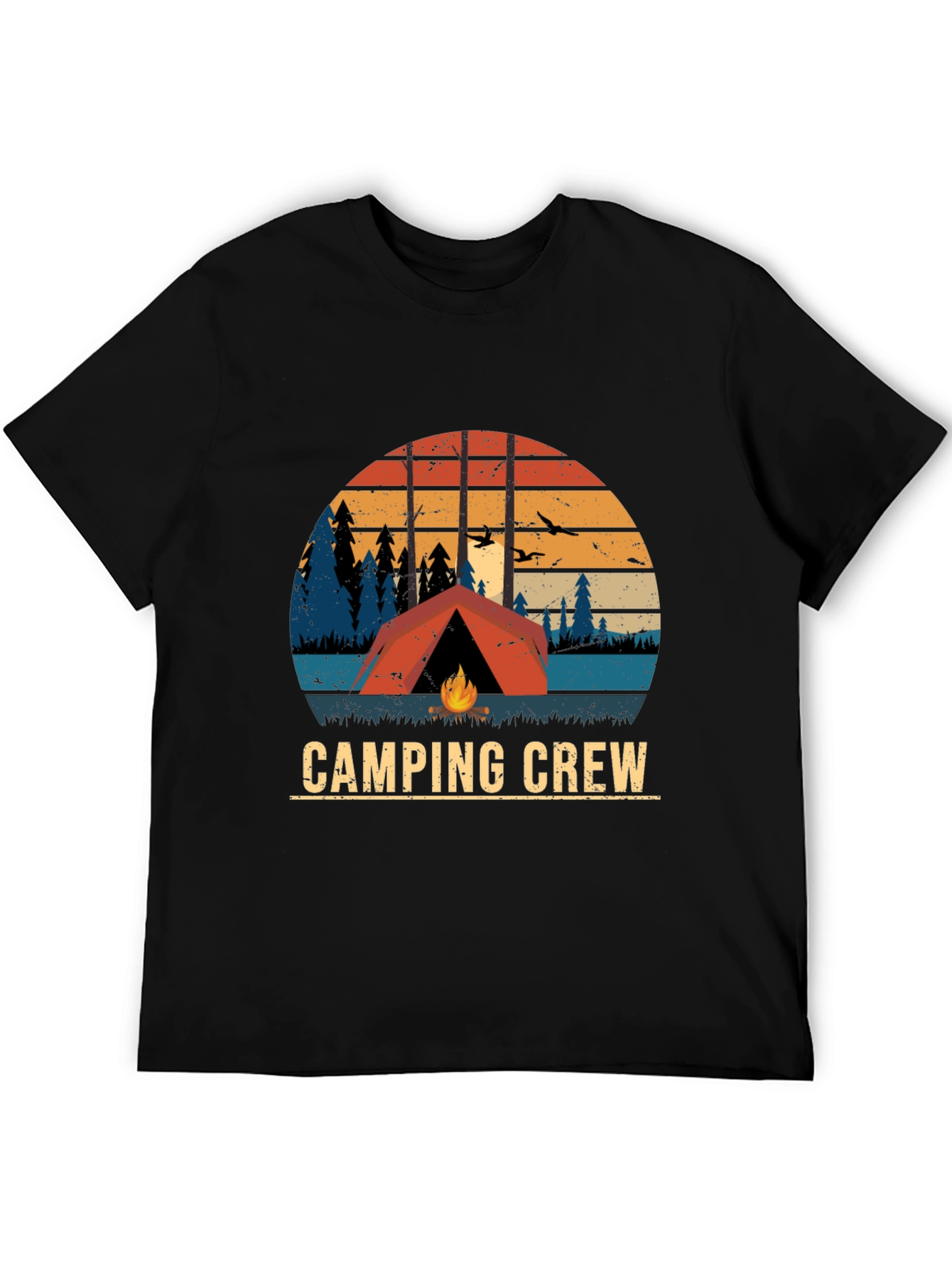 Camping Crew Graphic T-Shirt