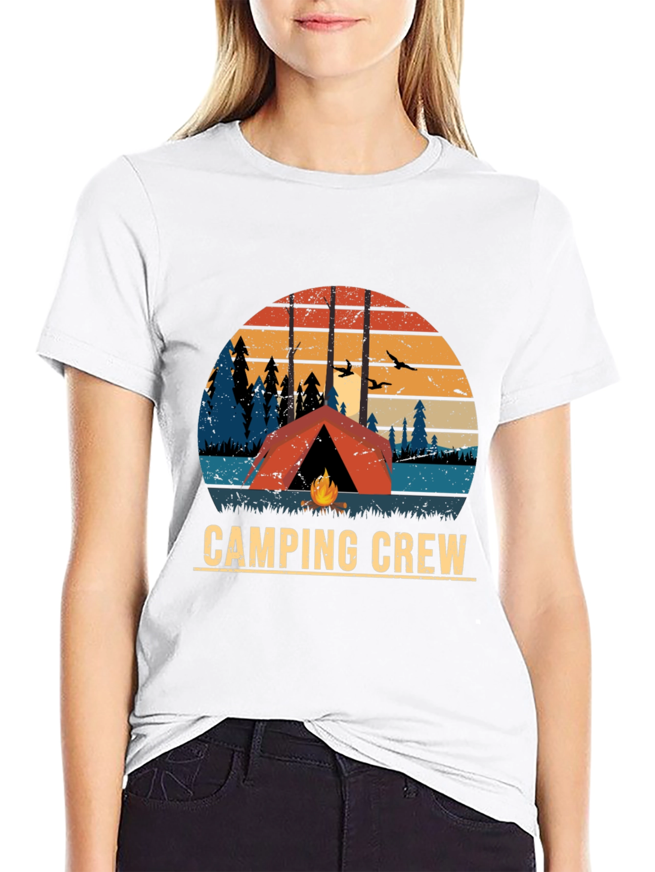 Camping Crew Graphic T-Shirt