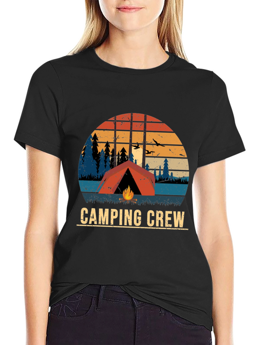 Camping Crew Graphic T-Shirt