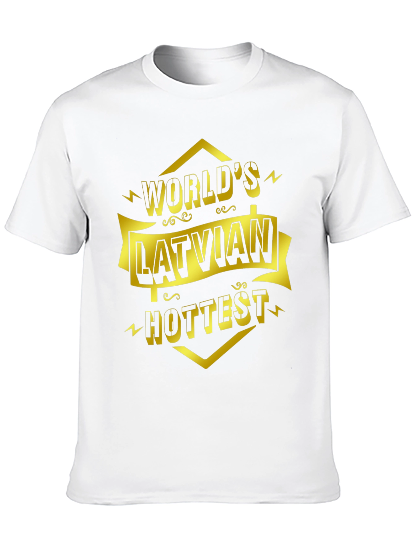 Worlds Hottest Latvian T-Shirt - Black