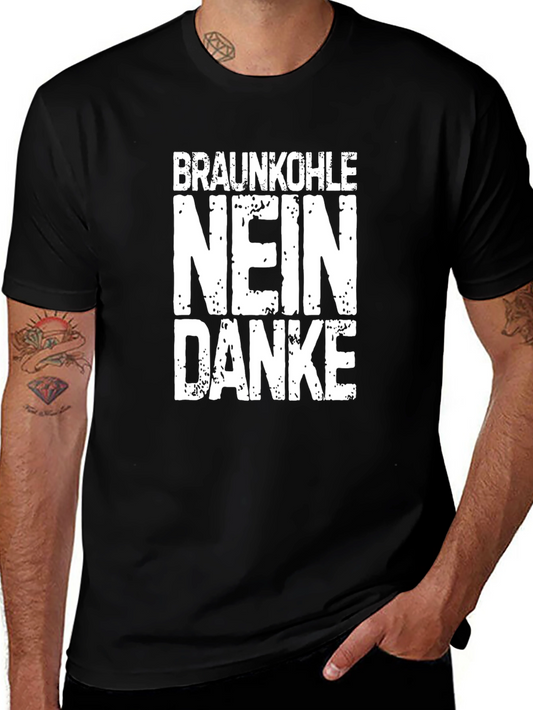 Braunkohe Nein Danke T-Shirt - Black