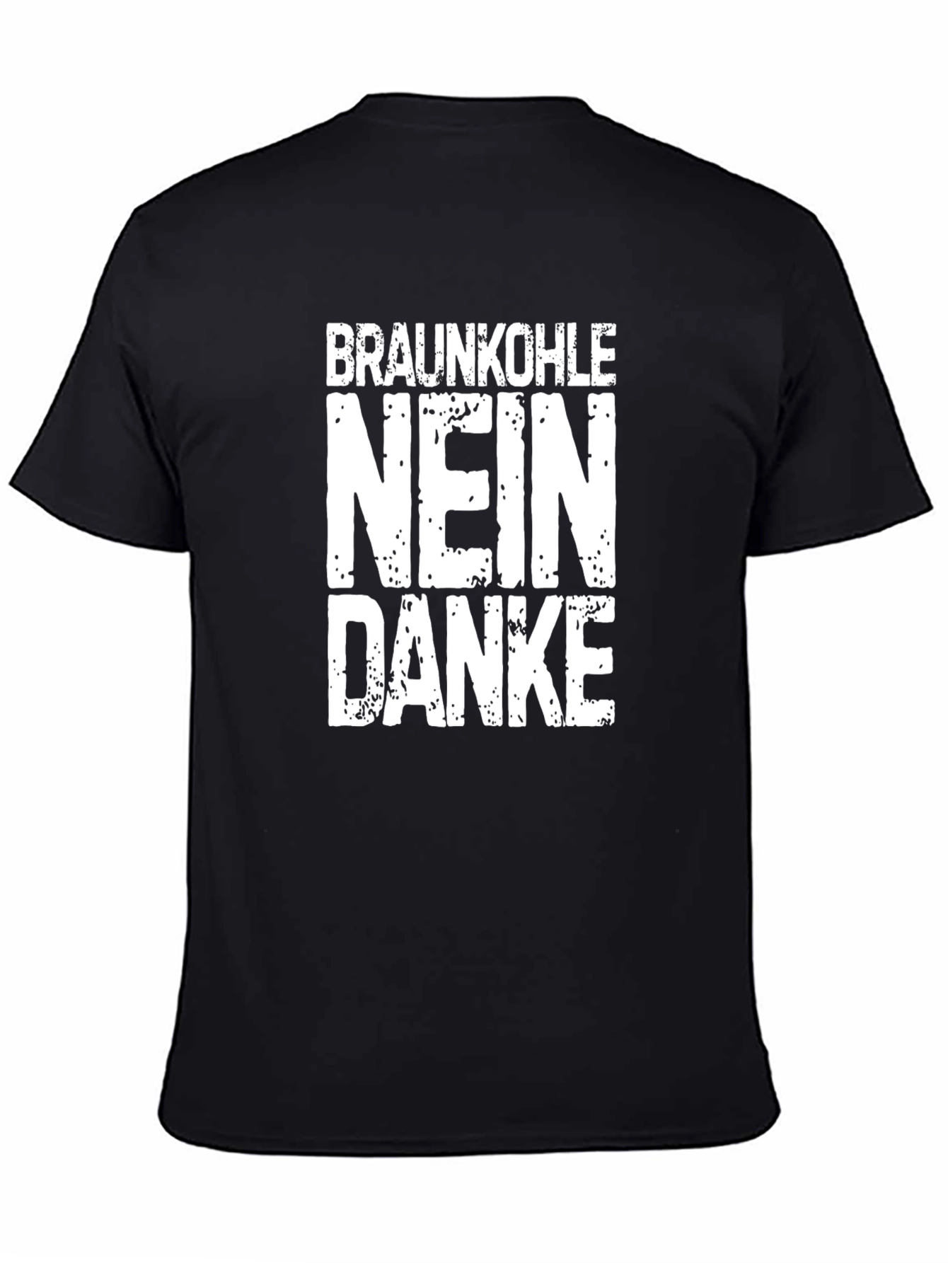 Braunkohe Nein Danke T-Shirt - Black