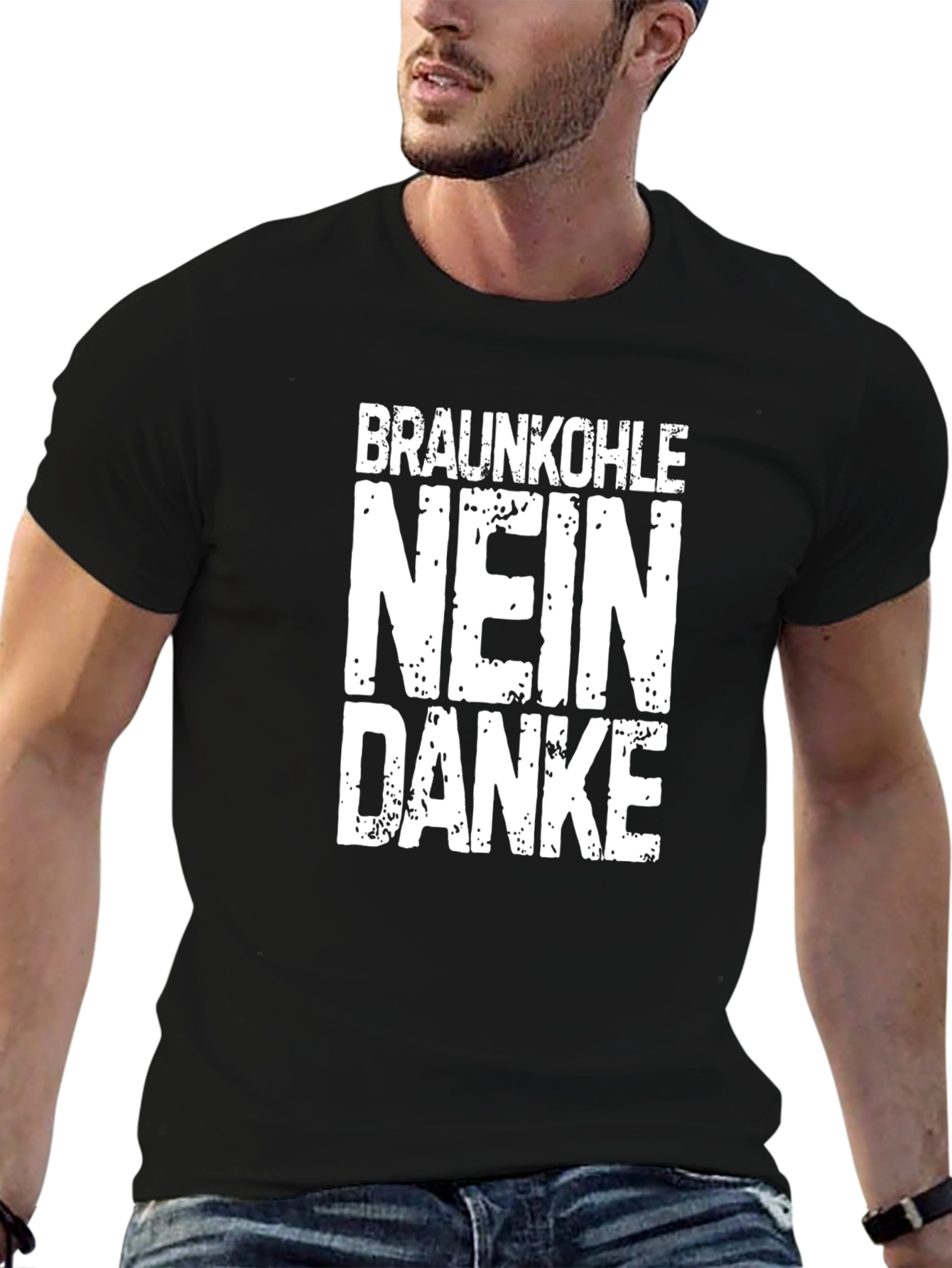 Braunkohe Nein Danke T-Shirt - Black