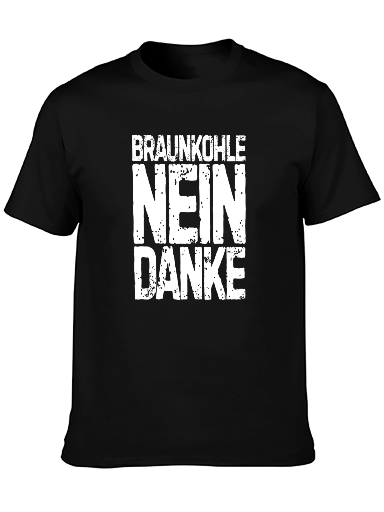 Braunkohe Nein Danke T-Shirt - Black