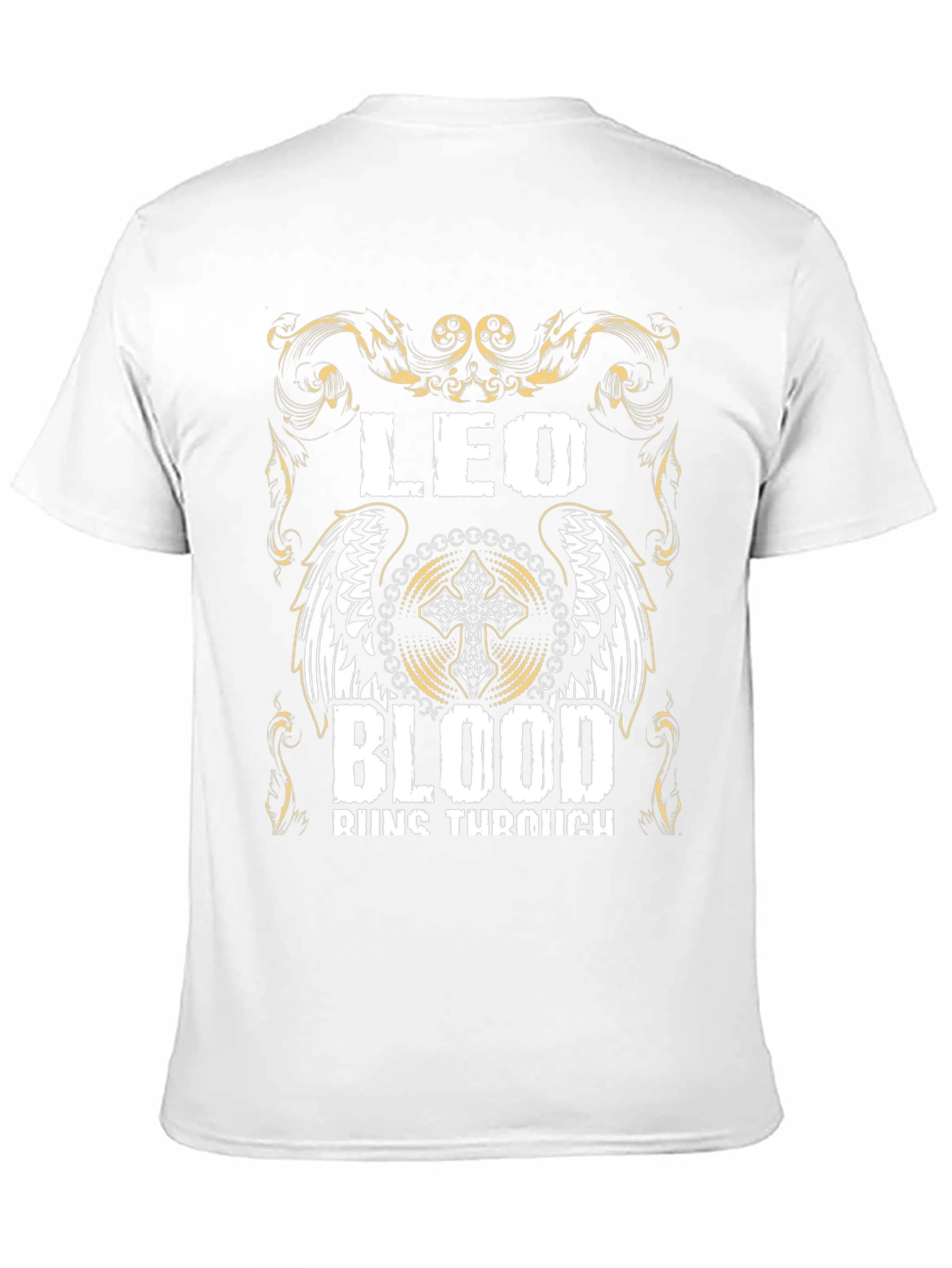 Leo Blood Runs Through T-Shirt - Zodiac Pride
