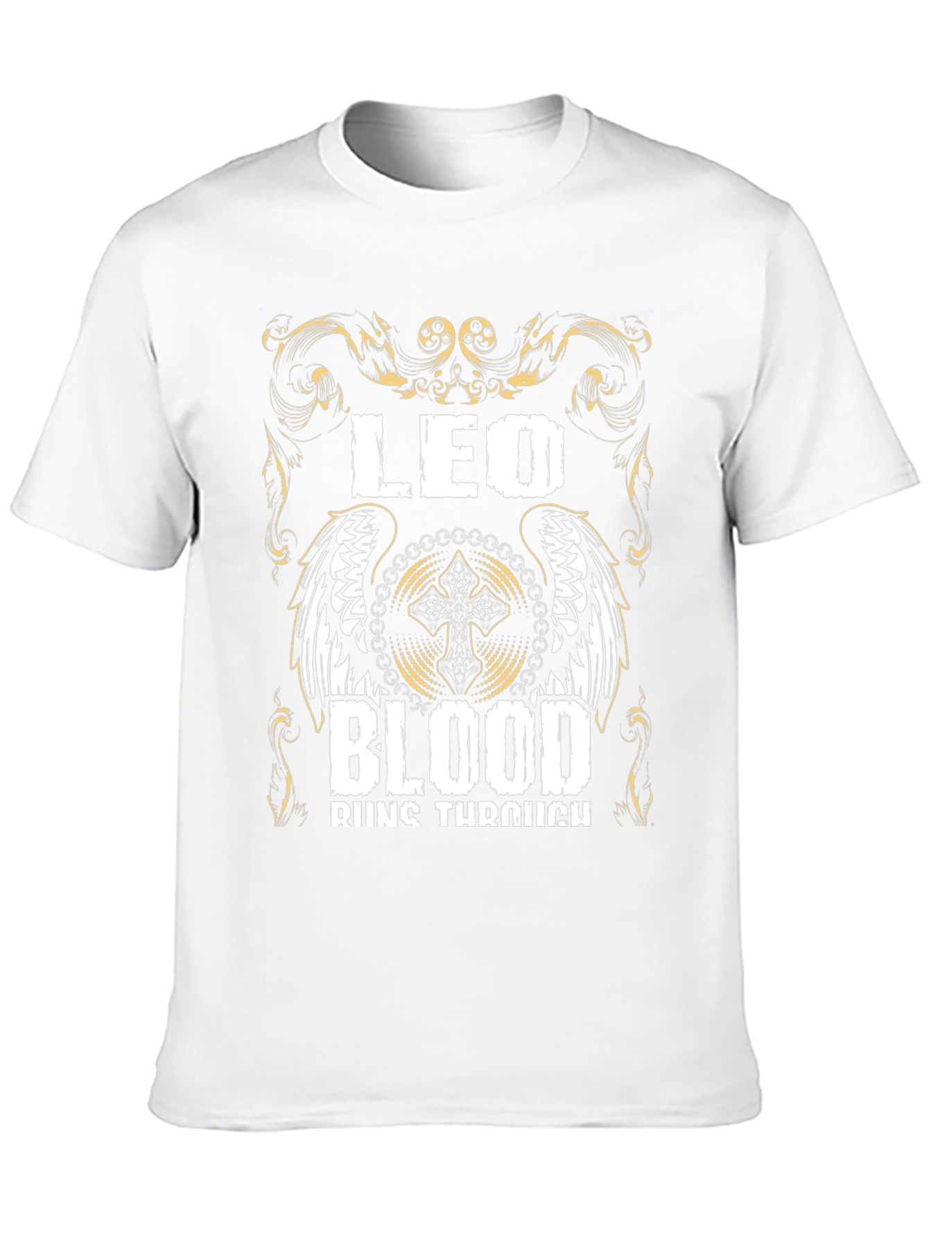 Leo Blood Runs Through T-Shirt - Zodiac Pride