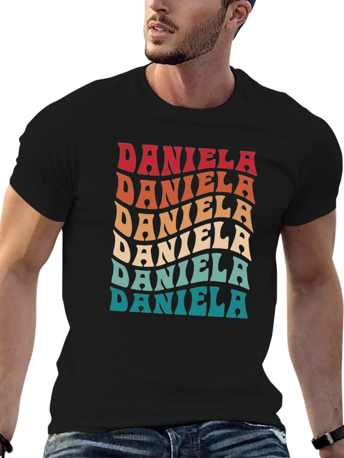 Daniela Retro Style Graphic T-Shirt
