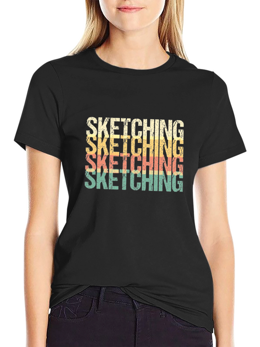 Sketching Retro T-Shirt - Artist Inspired Tee