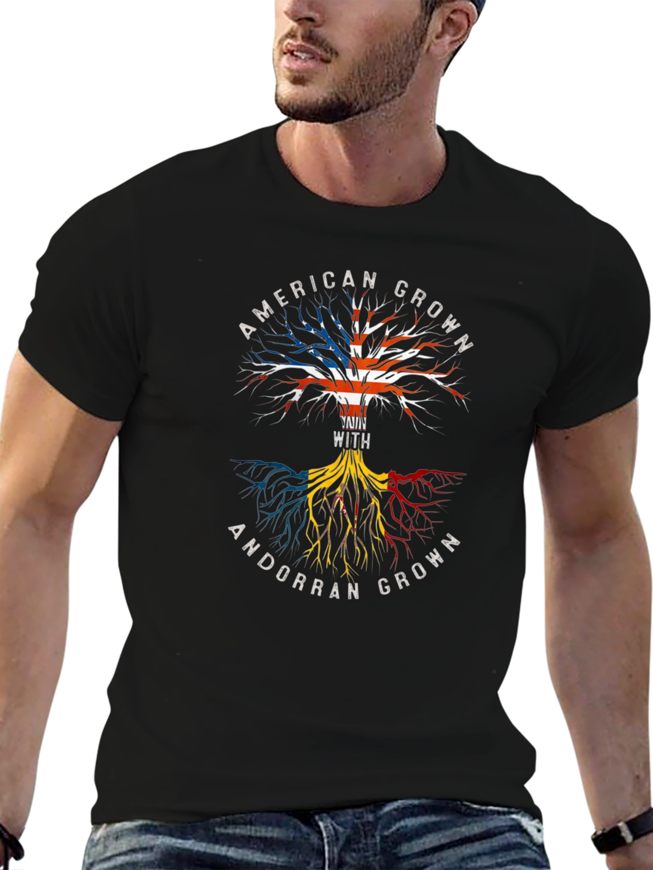 American Grown with Andorran Roots T-Shirt