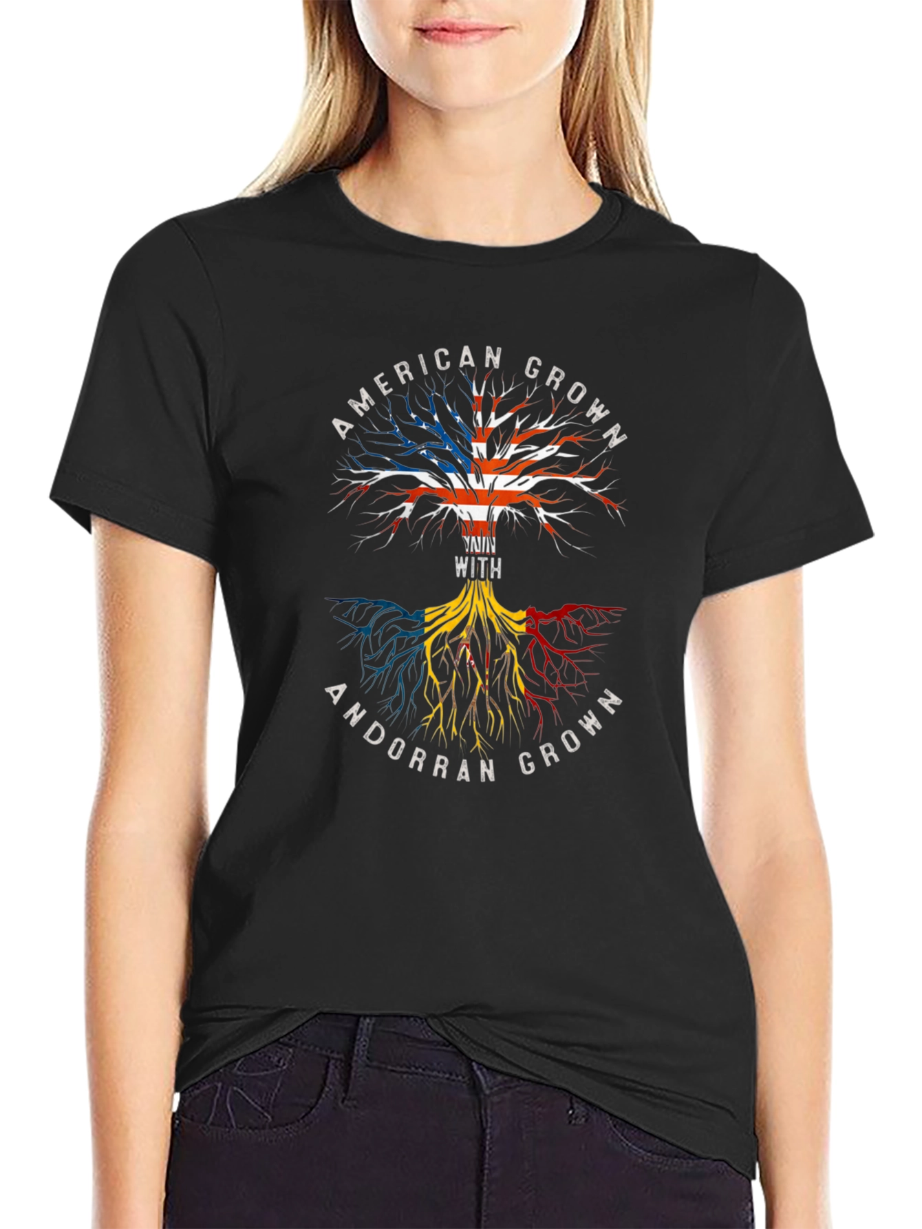 American Grown with Andorran Roots T-Shirt