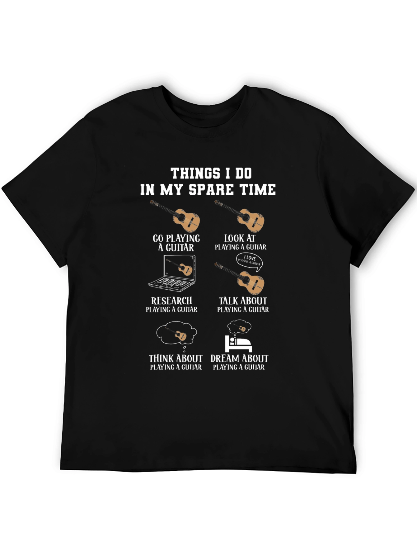 Guitar Player Hobby T-Shirt - Spare Time Activities