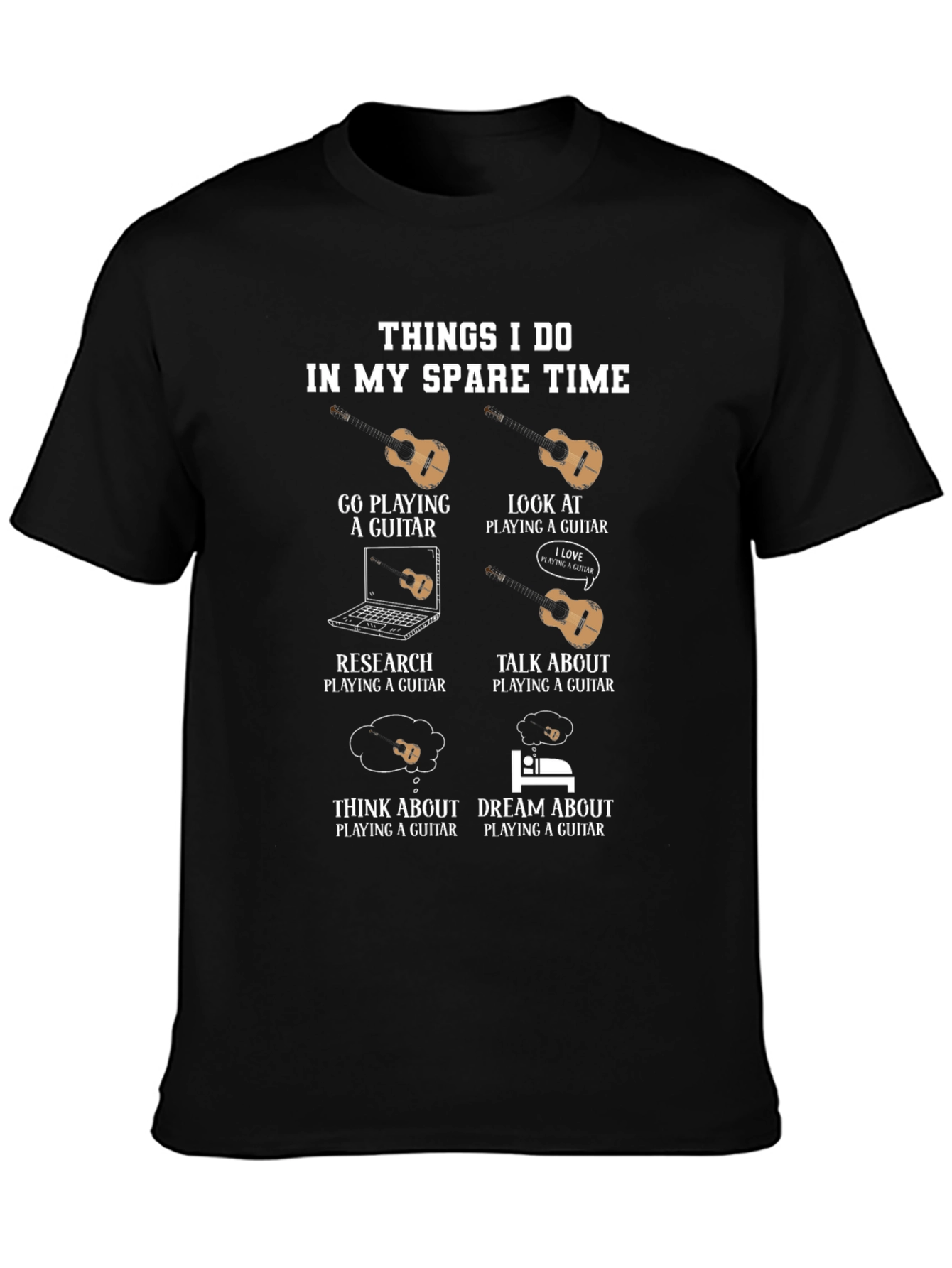 Guitar Player Hobby T-Shirt - Spare Time Activities