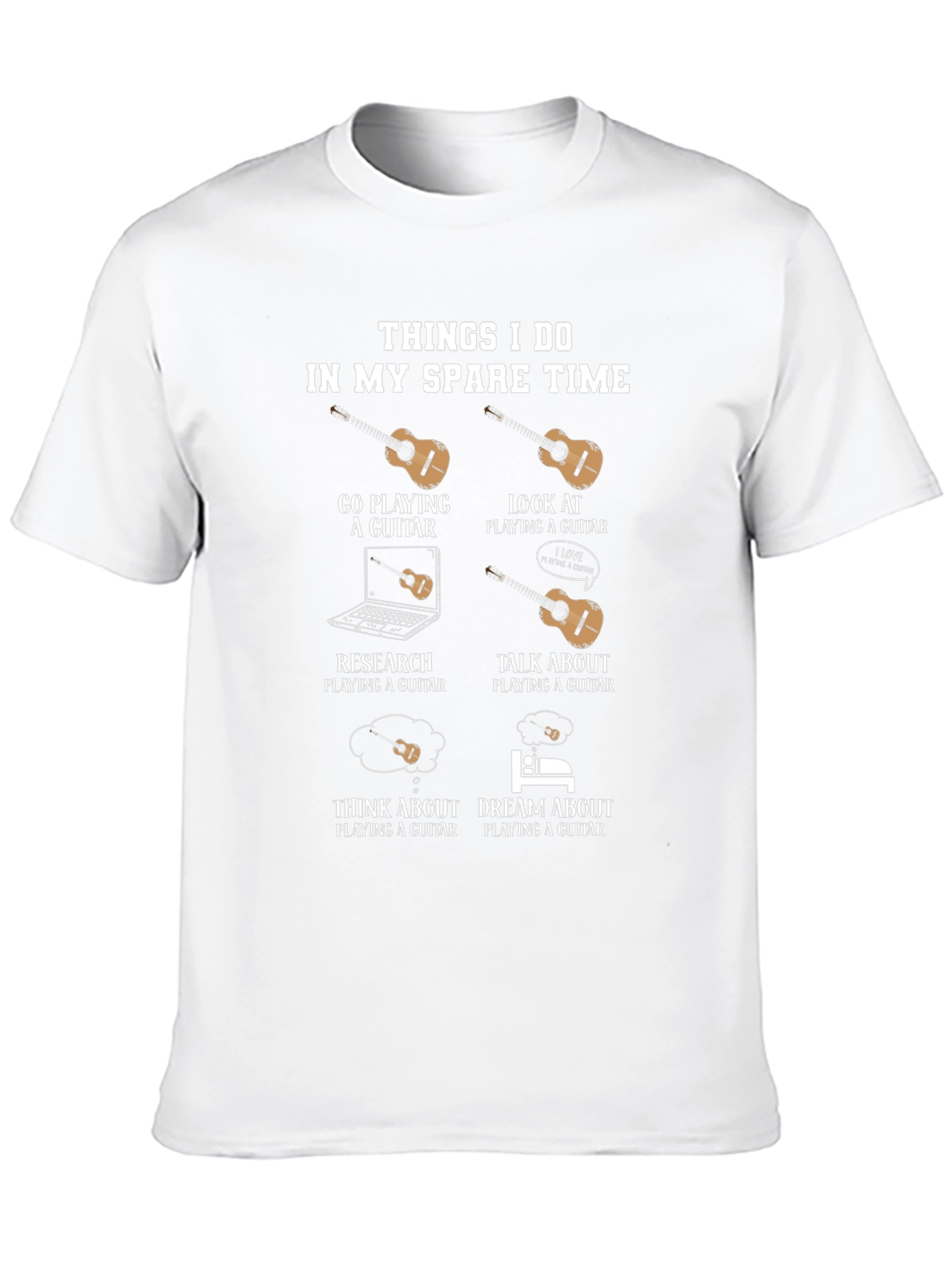 Guitar Player Hobby T-Shirt - Spare Time Activities