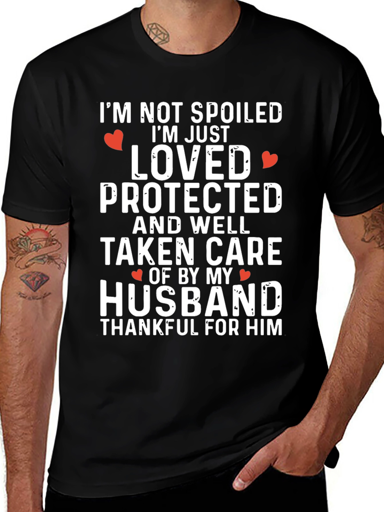 Loved & Protected Husband T-Shirt