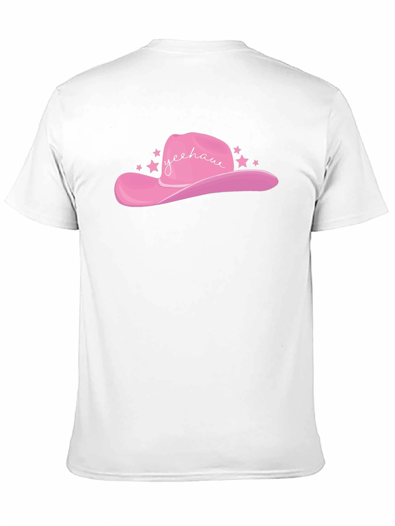 Pink Yeehaw Cowboy Hat Graphic Tee