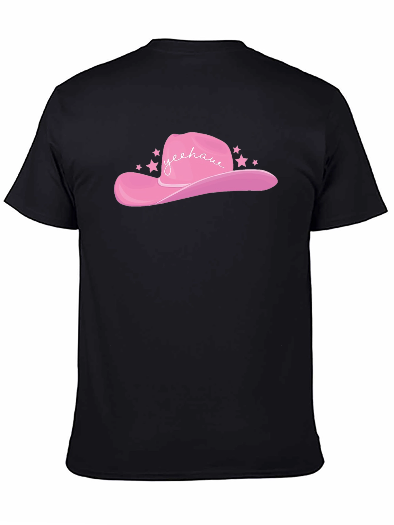 Pink Yeehaw Cowboy Hat Graphic Tee