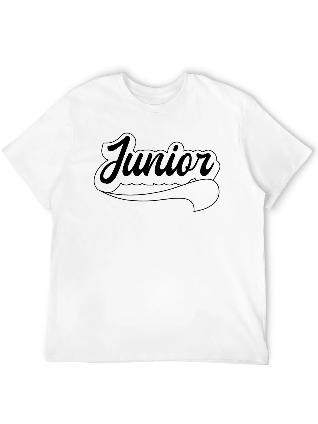 Junior Script Black T-Shirt