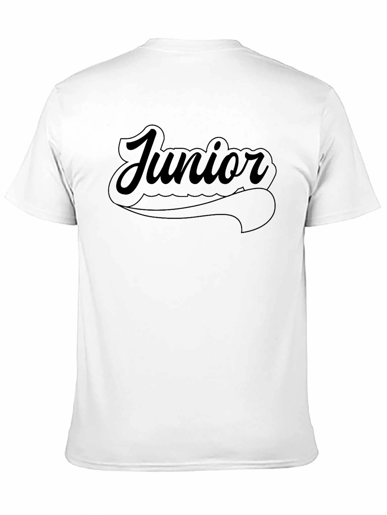 Junior Script Black T-Shirt