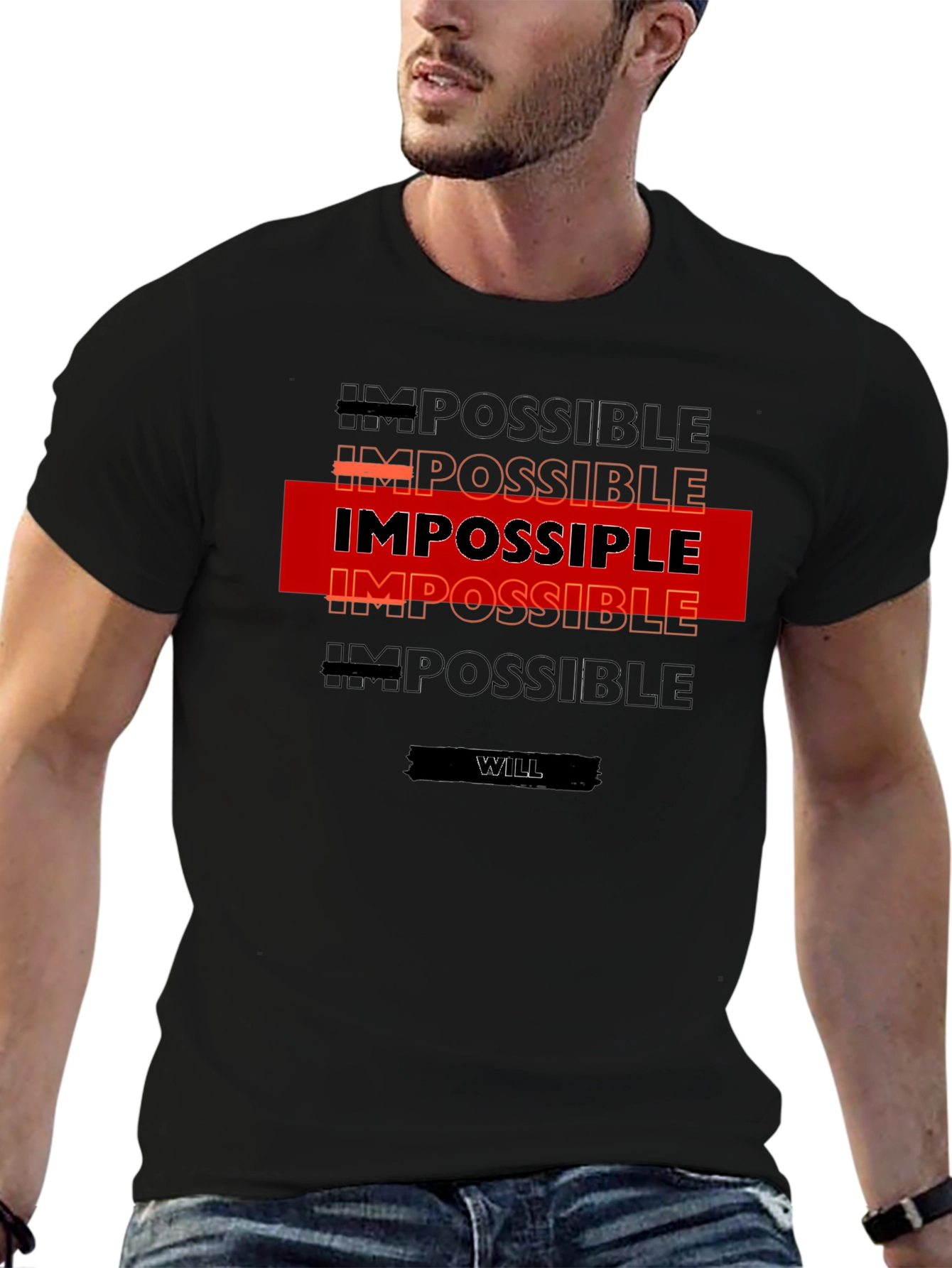 Impossible is Nothing T-Shirt - Motivational Design