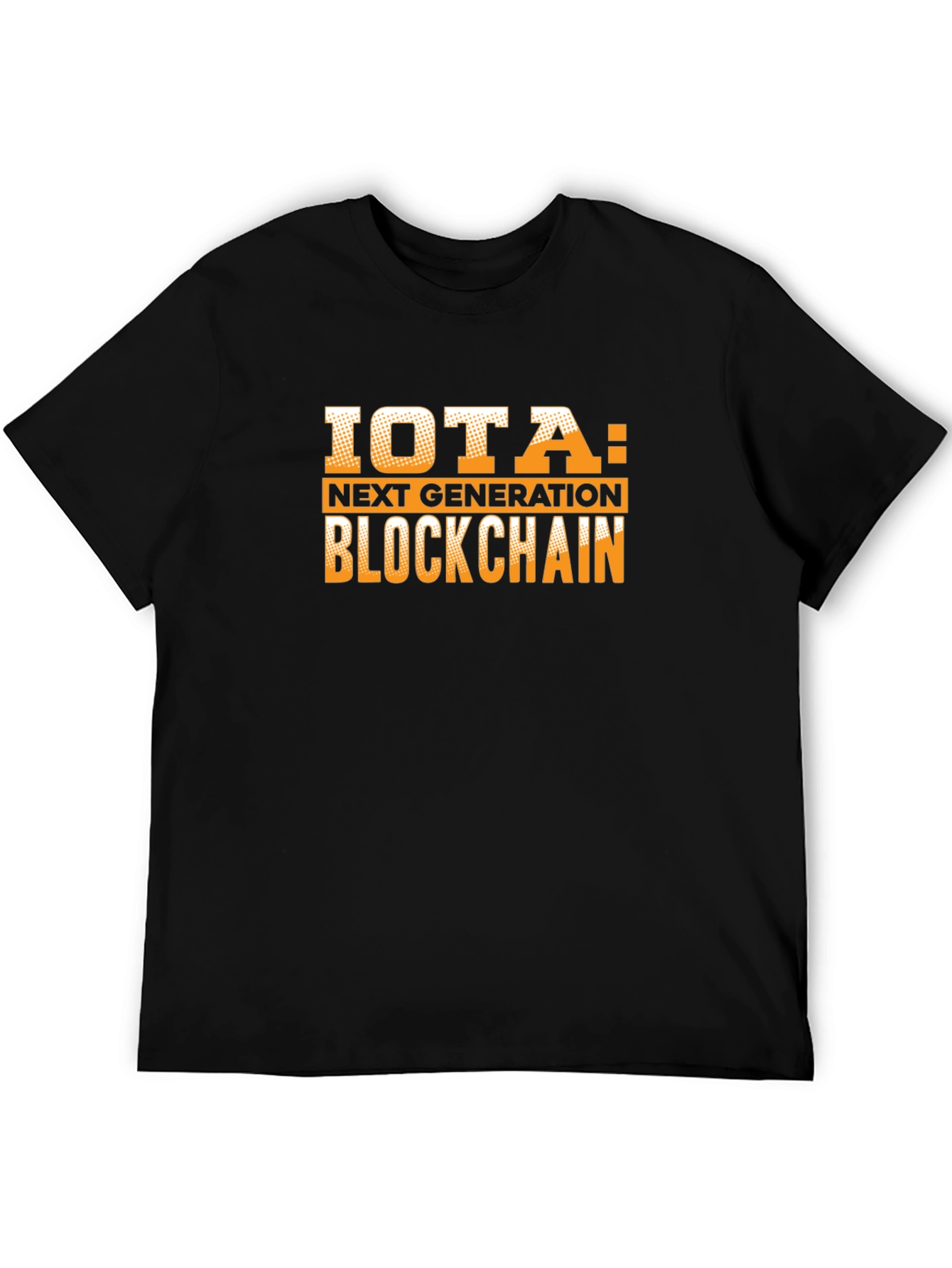 IOTA Next Generation Blockchain Black T-Shirt