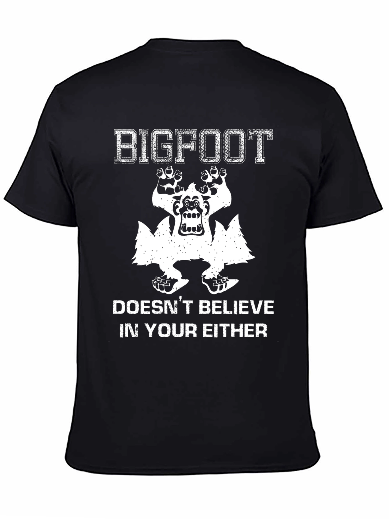 Bigfoot Believer Graphic Tee - Black