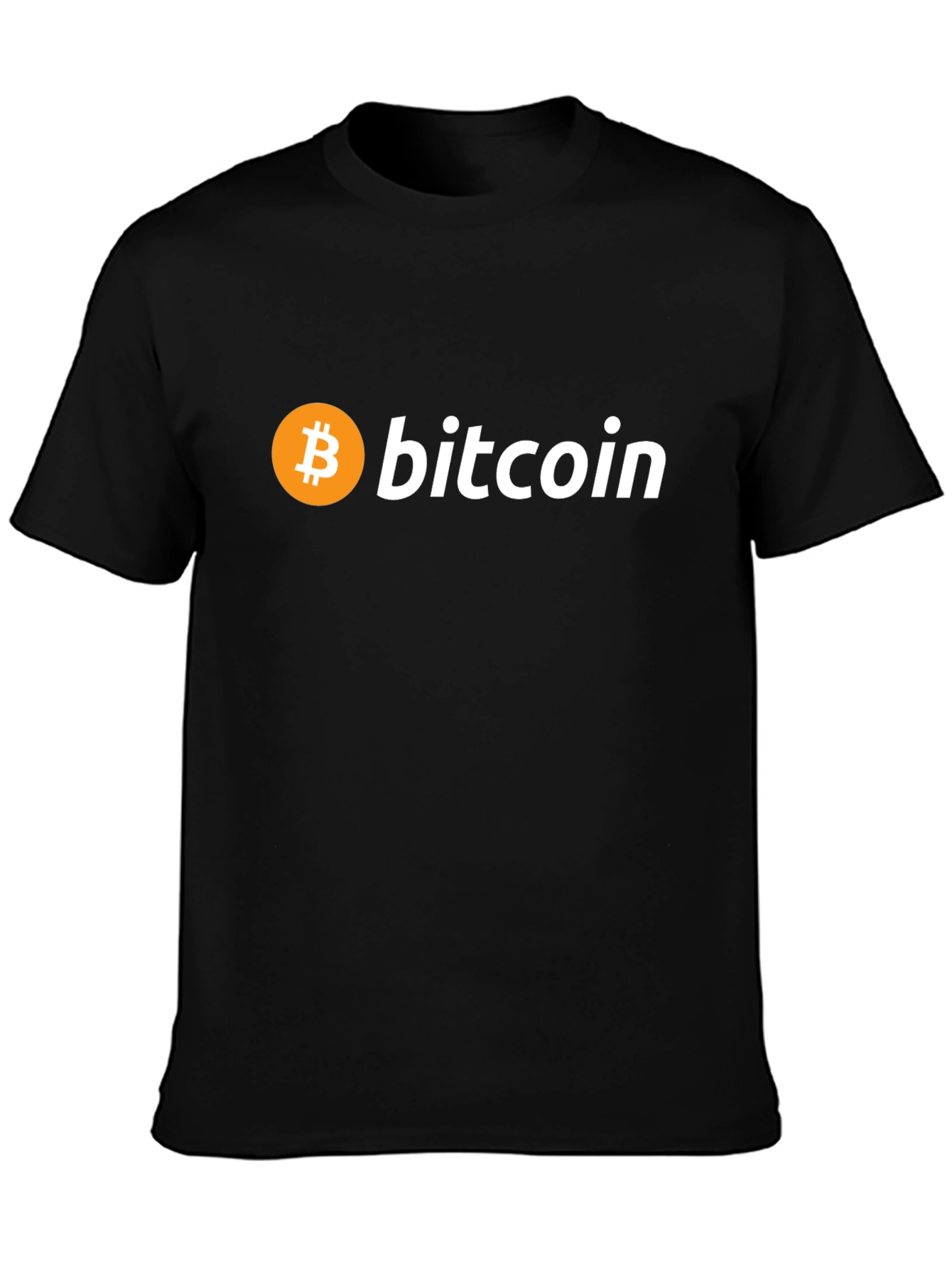 Bitcoin Logo Black T-Shirt - Crypto Enthusiast Apparel