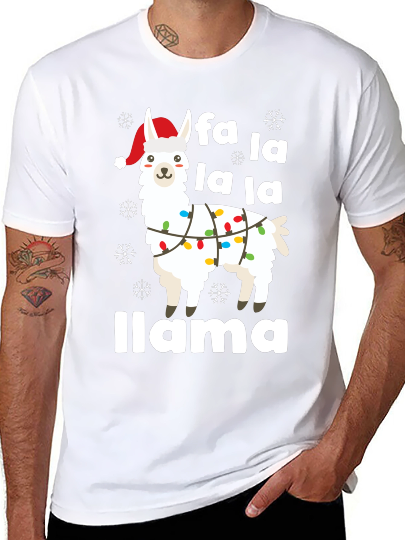 Fa La La Llama Christmas T-Shirt