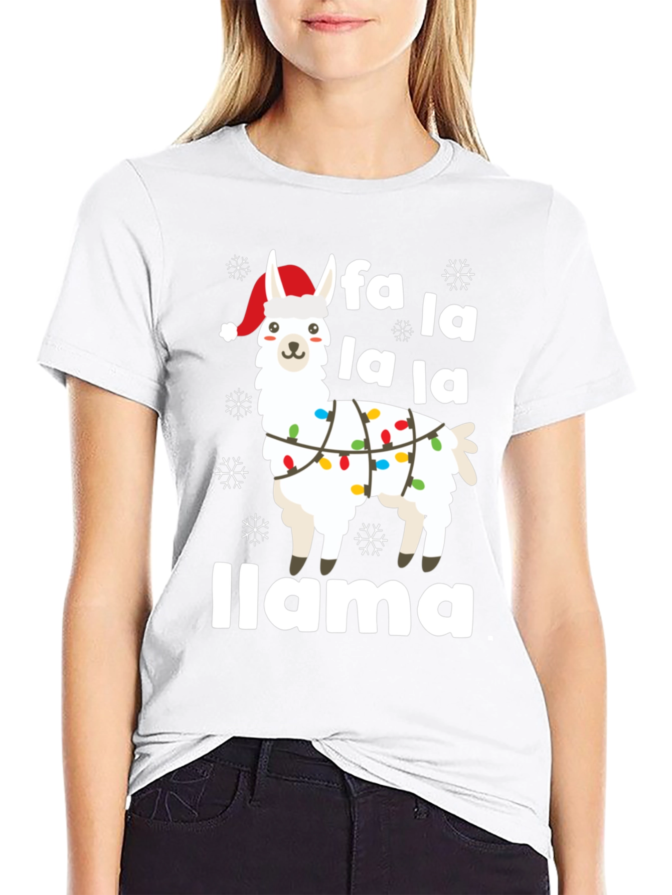 Fa La La Llama Christmas T-Shirt