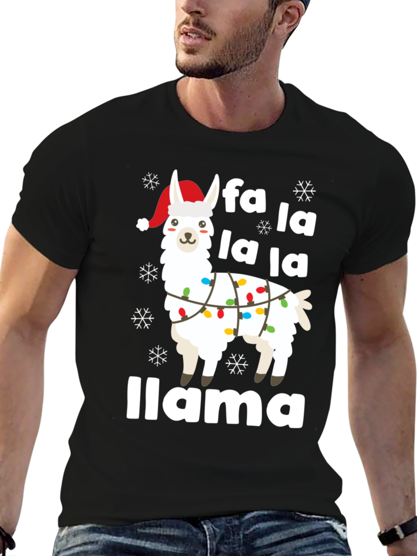 Fa La La Llama Christmas T-Shirt