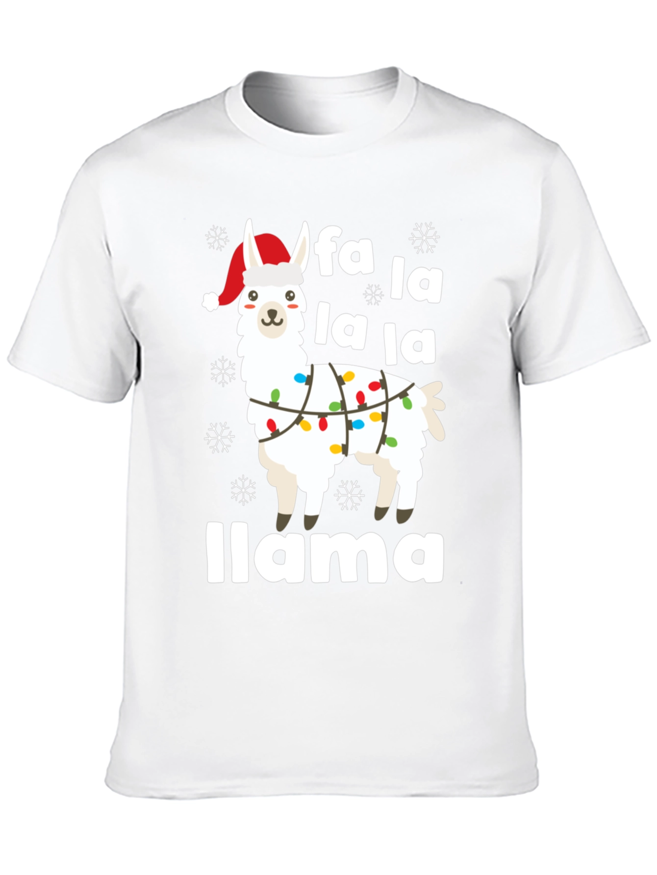 Fa La La Llama Christmas T-Shirt