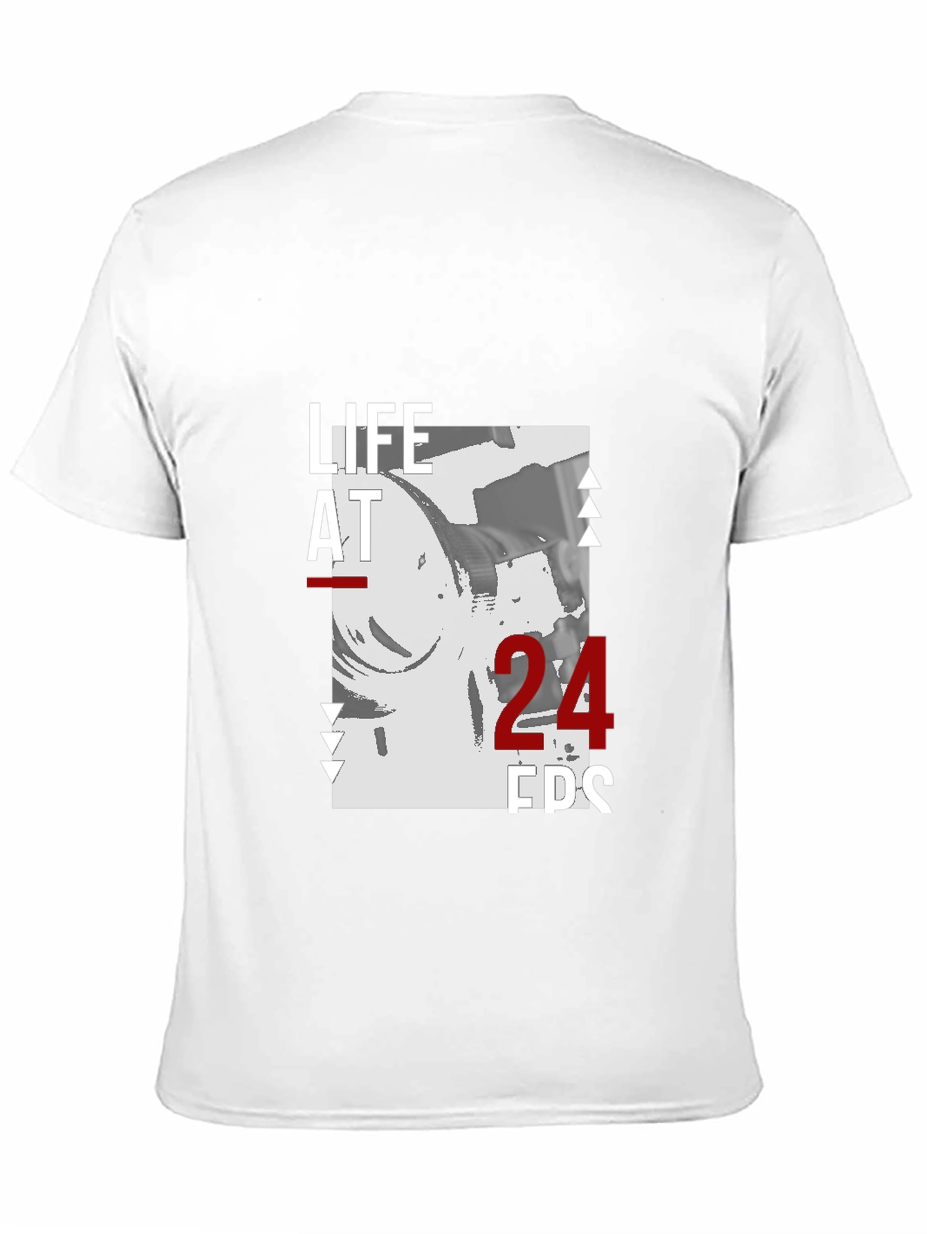 Life at 24 FPS Black Graphic Tee