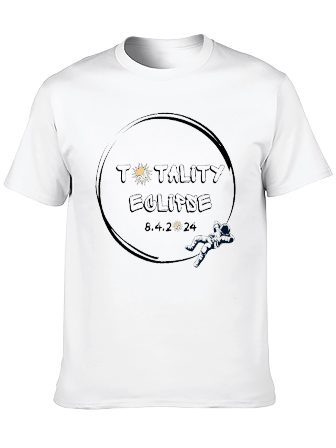 Totality Eclipse 8.4.2024 Black Tee