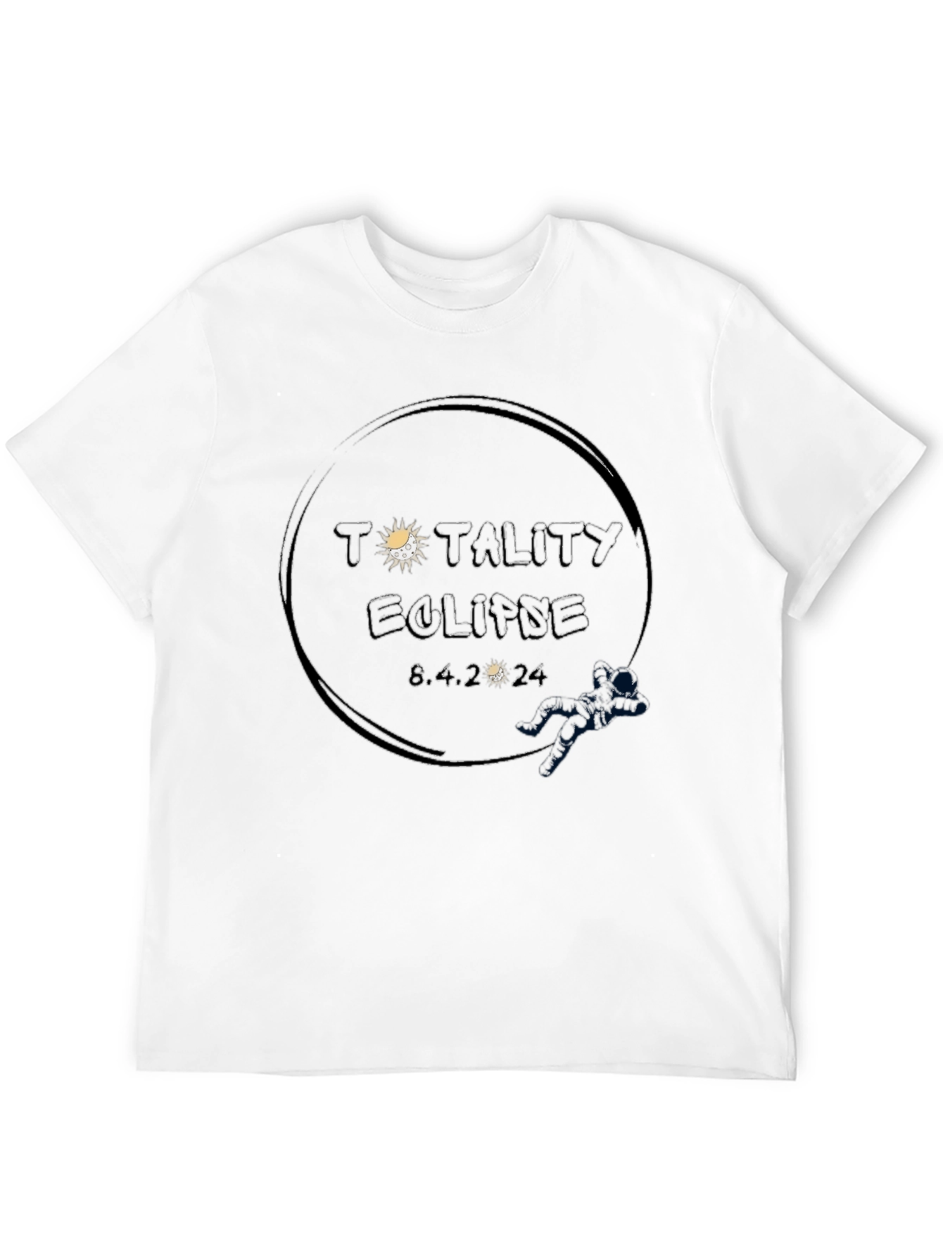 Totality Eclipse 8.4.2024 Black Tee