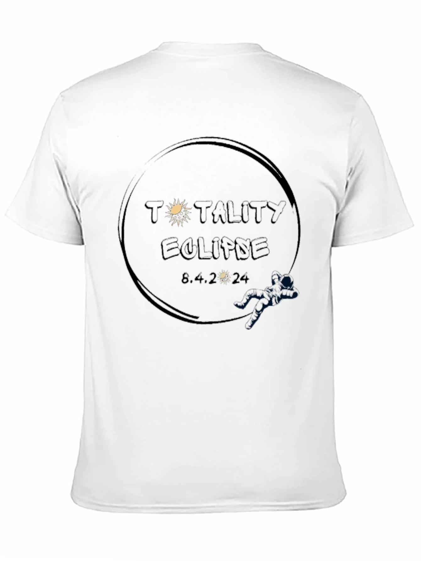 Totality Eclipse 8.4.2024 Black Tee