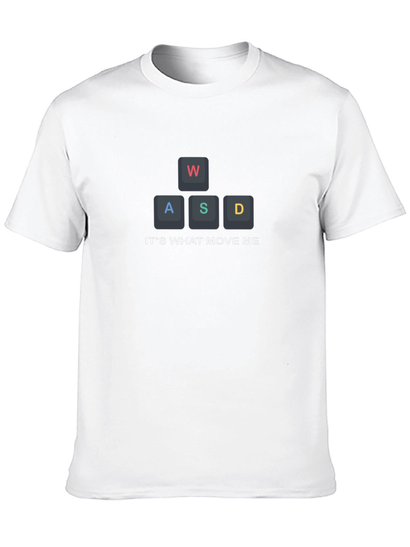 Gamer WASD Keyboard T-Shirt - Its What Move Me