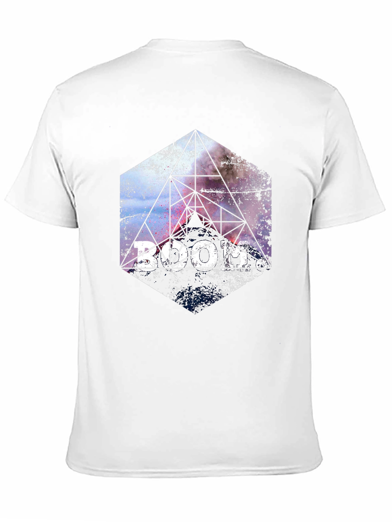 Geometric Galaxy T-Shirt - Modern Graphic Tee