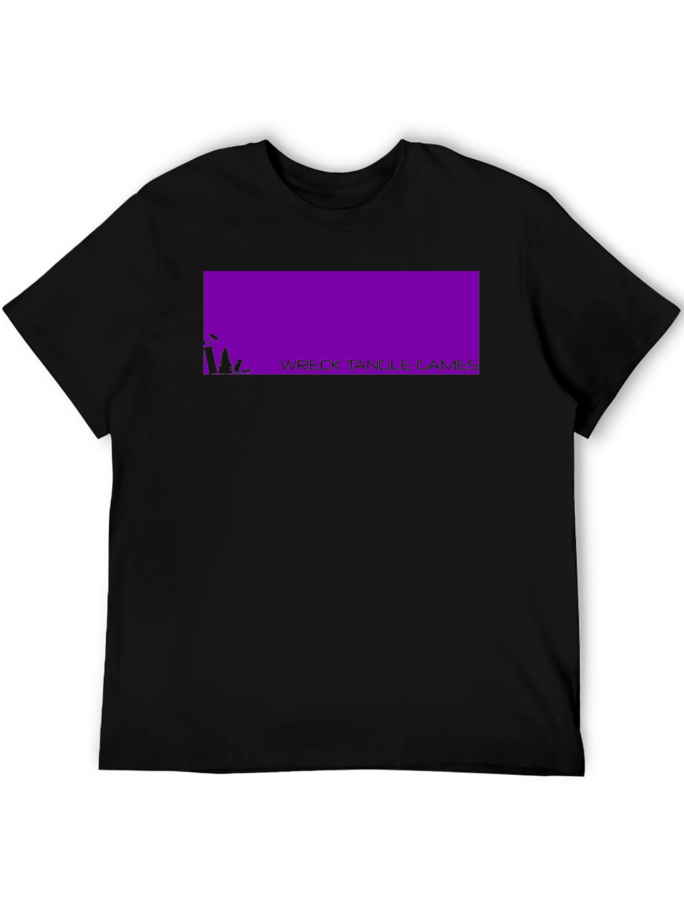 Wreck Tangle Games Black Graphic T-Shirt