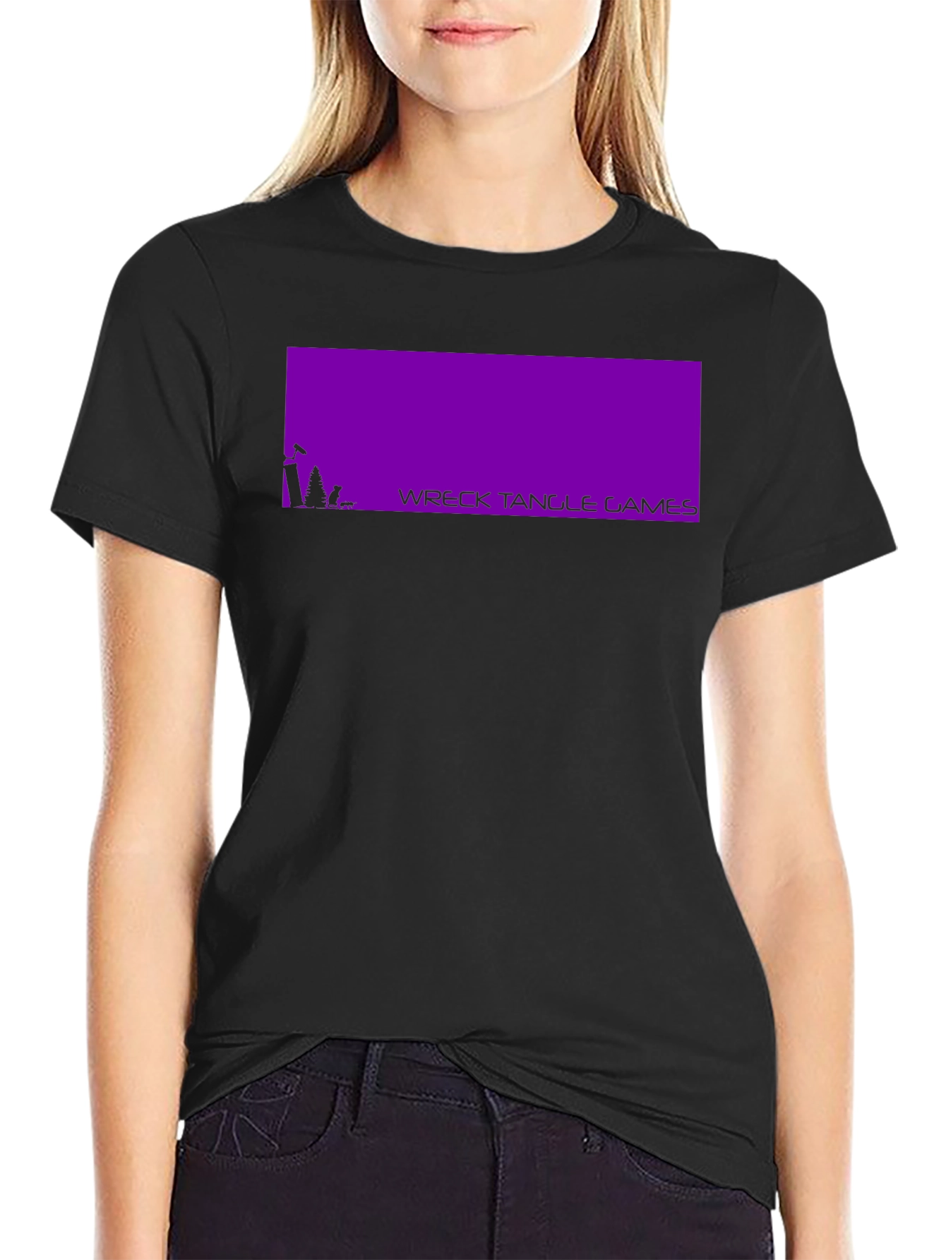 Wreck Tangle Games Black Graphic T-Shirt