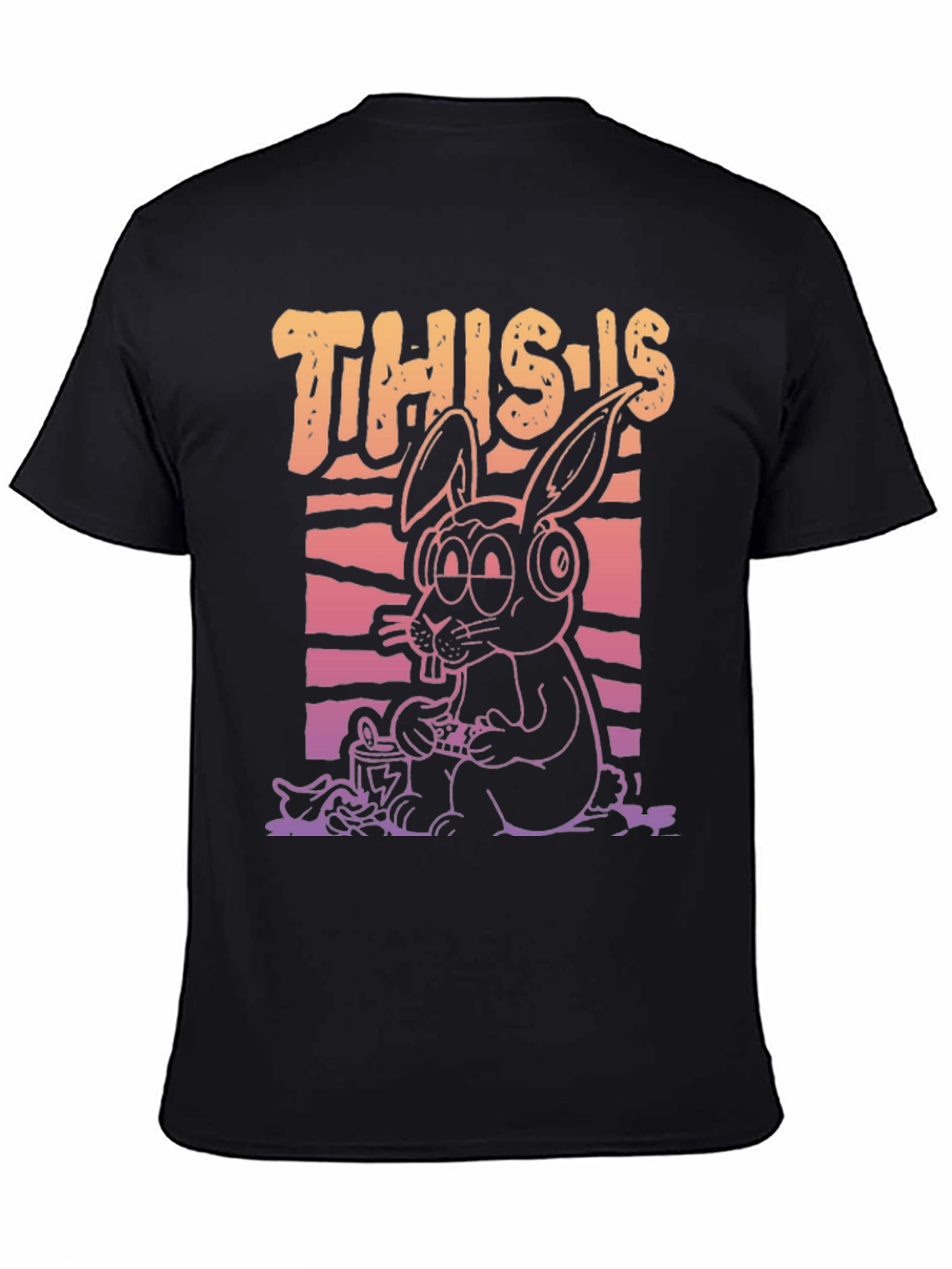 This Is My Jam Funny Bunny Graphic T-Shirt
