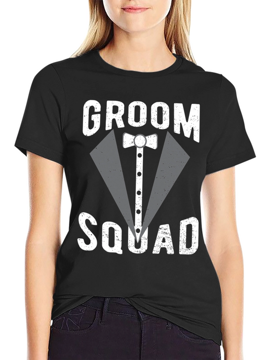 Groom Squad Tuxedo T-Shirt - Wedding Party Apparel