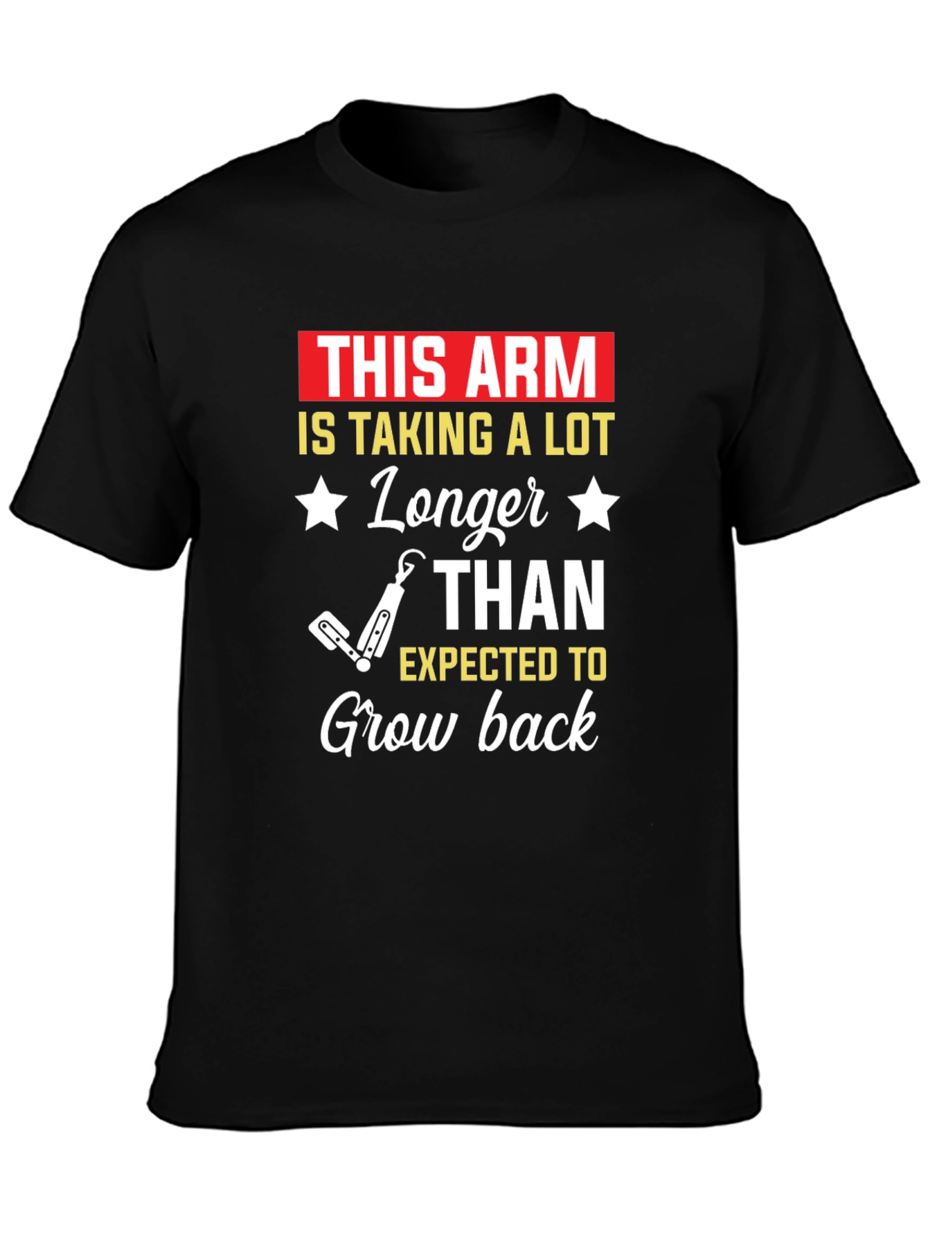 Humorous This Arm Graphic T-Shirt