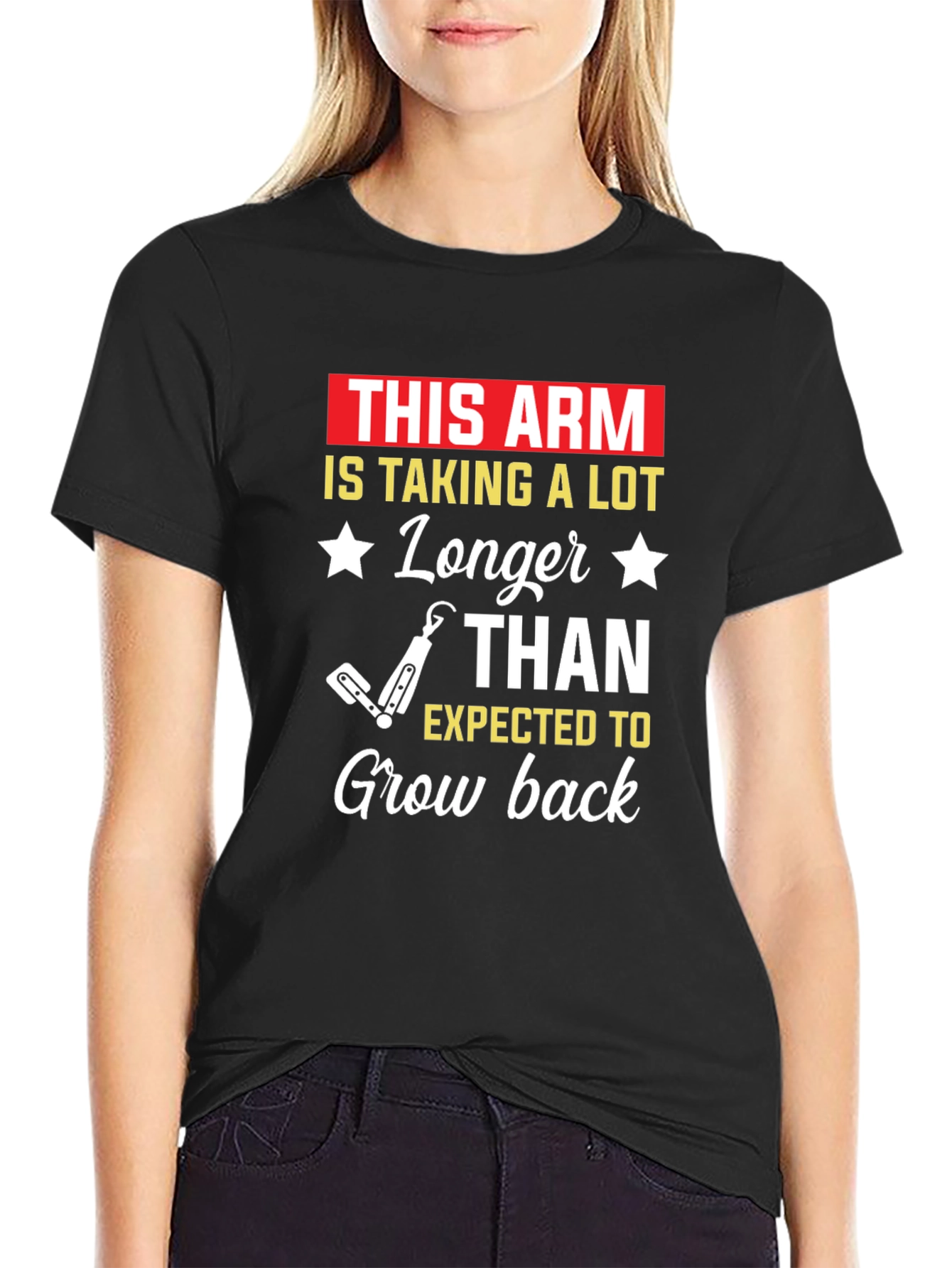 Humorous This Arm Graphic T-Shirt