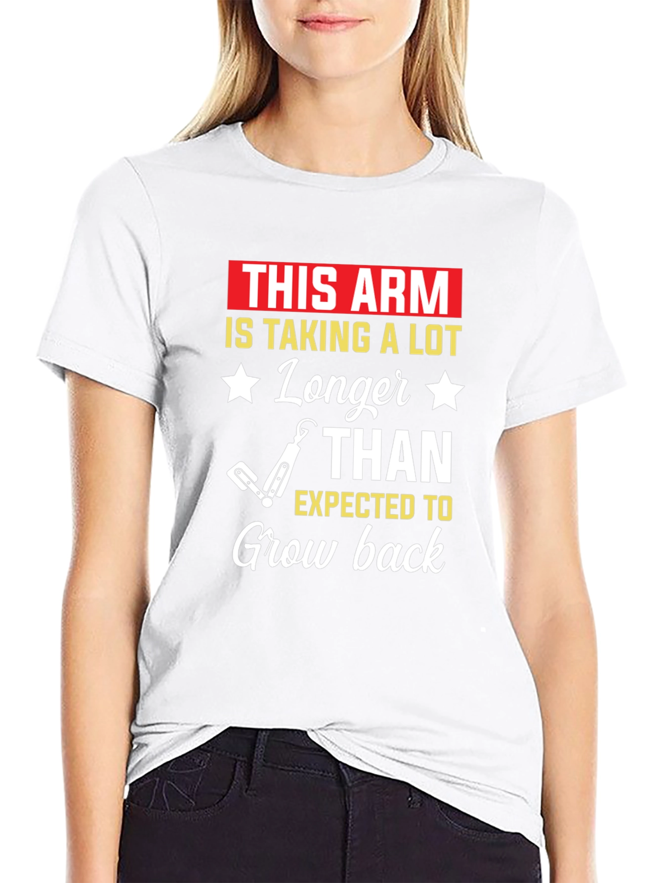 Humorous This Arm Graphic T-Shirt
