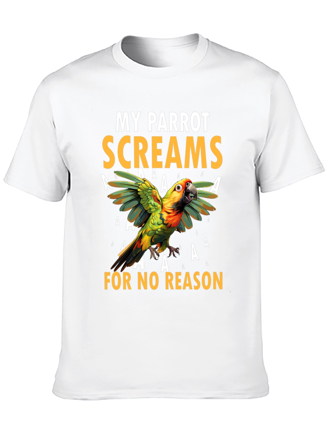My Parrot Screams Graphic T-Shirt
