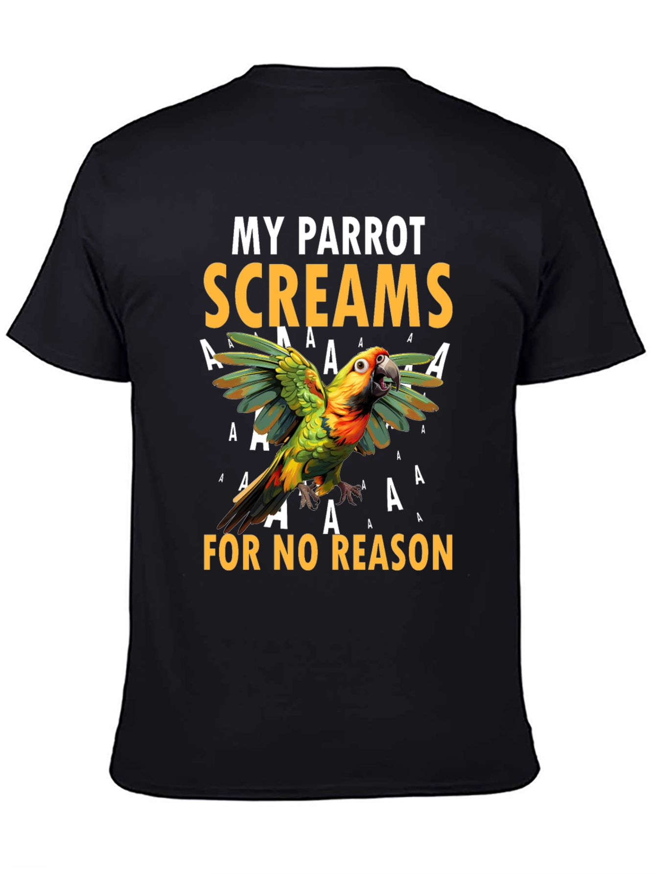 My Parrot Screams Graphic T-Shirt