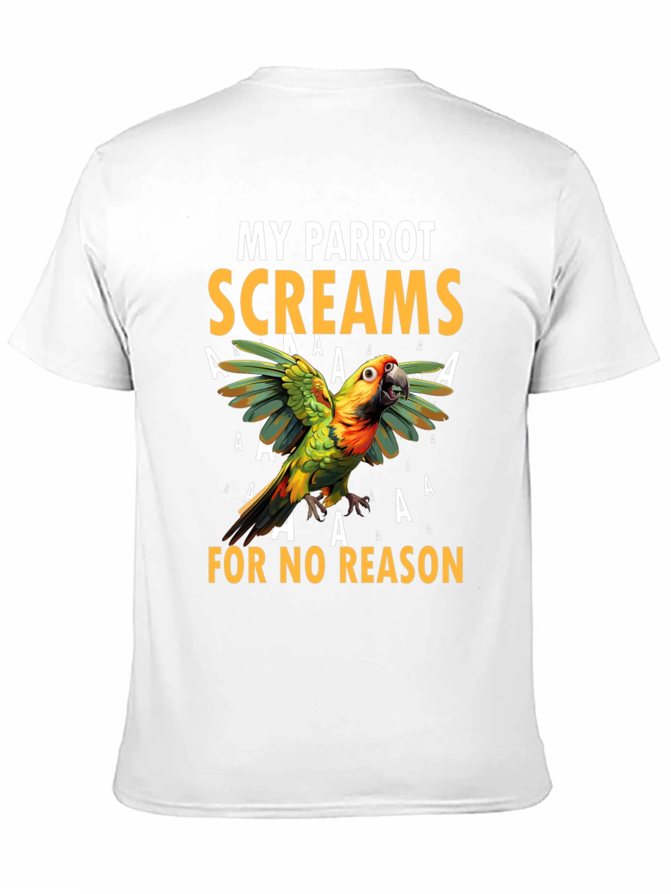 My Parrot Screams Graphic T-Shirt