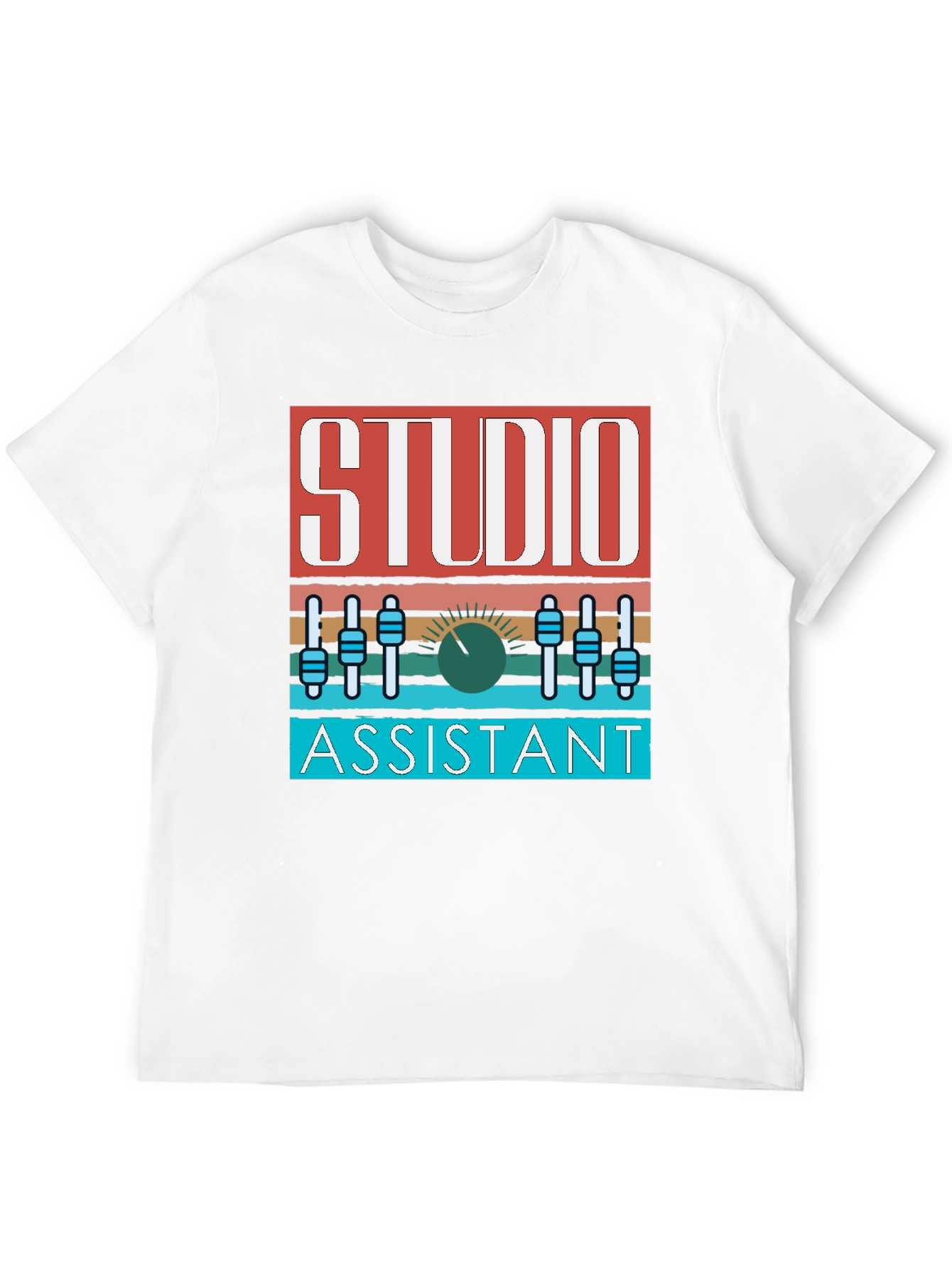 Studio Assistant Graphic Tee - Music Lovers T-Shirt