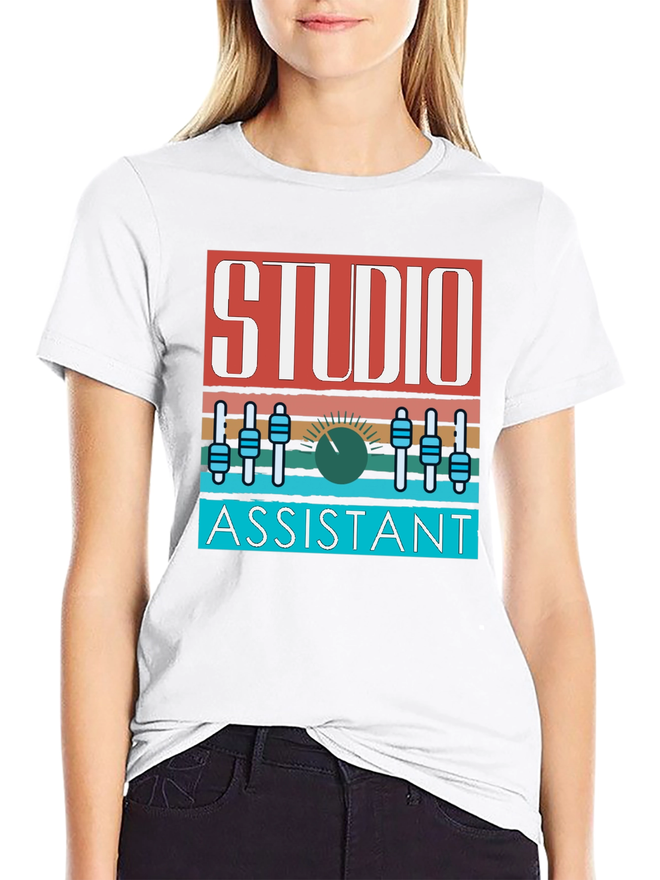 Studio Assistant Graphic Tee - Music Lovers T-Shirt